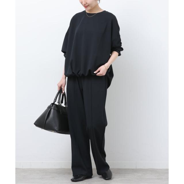 ジャーナルスタンダード レリューム（JOURNAL STANDARD relume）/《予約》NONIRONジョーゼットワイドストレートパンツ