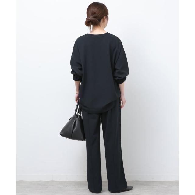 ジャーナルスタンダード レリューム（JOURNAL STANDARD relume）/《予約》NONIRONジョーゼットワイドストレートパンツ