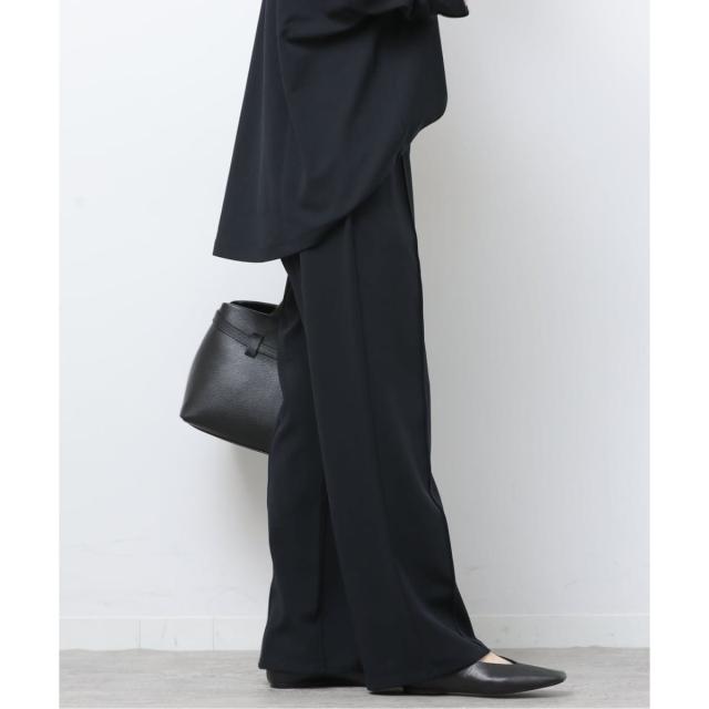 ジャーナルスタンダード レリューム（JOURNAL STANDARD relume）/《予約》NONIRONジョーゼットワイドストレートパンツ