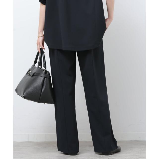 ジャーナルスタンダード レリューム（JOURNAL STANDARD relume）/《予約》NONIRONジョーゼットワイドストレートパンツ