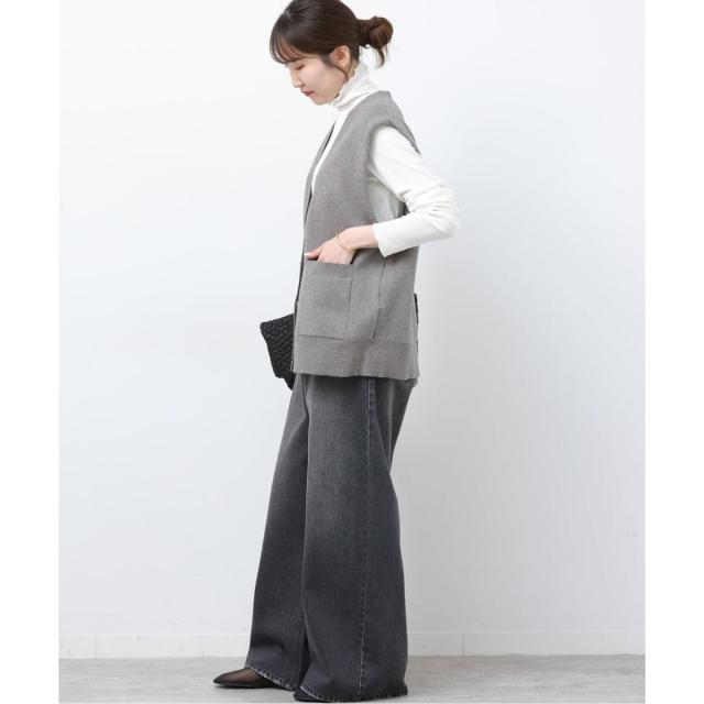 ジャーナルスタンダード レリューム（JOURNAL STANDARD relume）/《予約》コットンカシミヤミックスダブルニットベスト