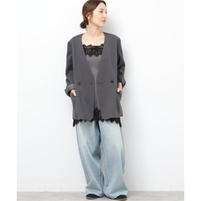 ジャーナルスタンダード レリューム（JOURNAL STANDARD relume）/《予約》サテンレースキャミソール