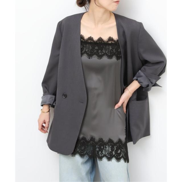 ジャーナルスタンダード レリューム（JOURNAL STANDARD relume）/《予約》サテンレースキャミソール