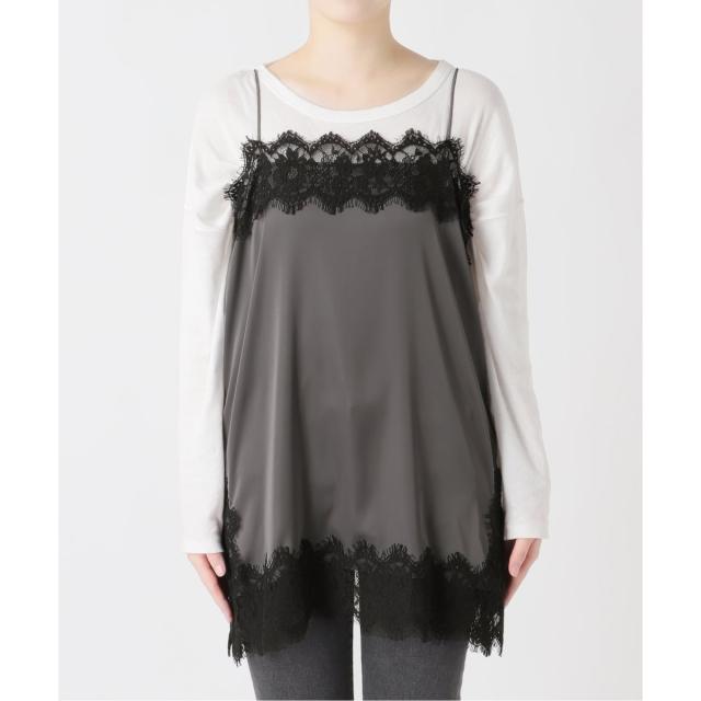 ジャーナルスタンダード レリューム（JOURNAL STANDARD relume）/《予約》サテンレースキャミソール