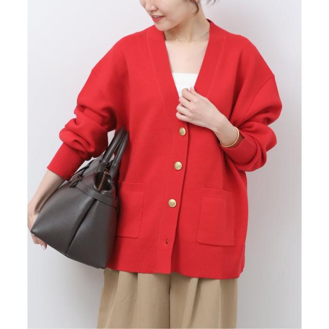 ジャーナルスタンダード レリューム（JOURNAL STANDARD relume）/《追加予約3 / 新色》コットンカシミヤミックスダブルニットVネックカ…