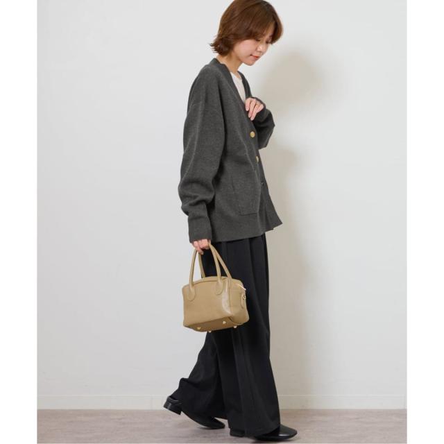 ジャーナルスタンダード レリューム（JOURNAL STANDARD relume）/《追加予約3 / 新色》コットンカシミヤミックスダブルニットVネックカ…