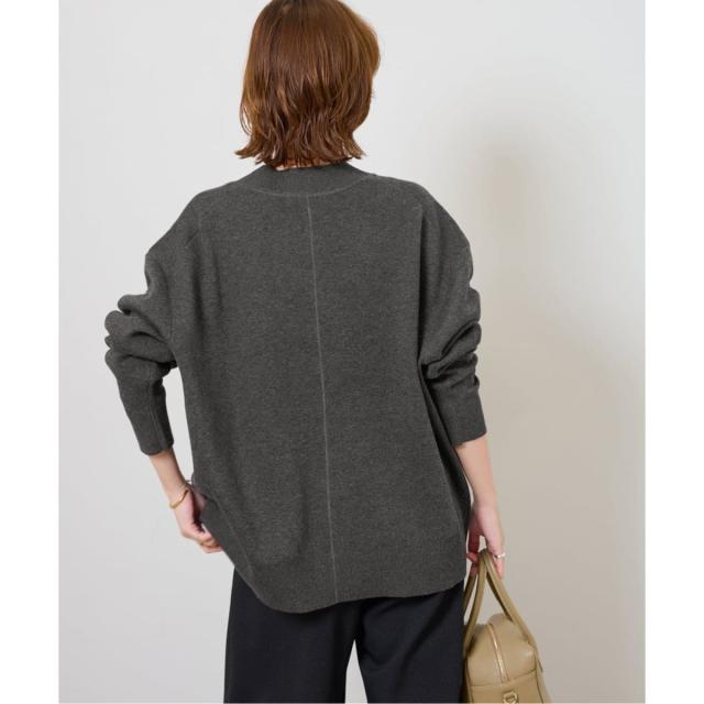 ジャーナルスタンダード レリューム（JOURNAL STANDARD relume）/《追加予約3 / 新色》コットンカシミヤミックスダブルニットVネックカ…