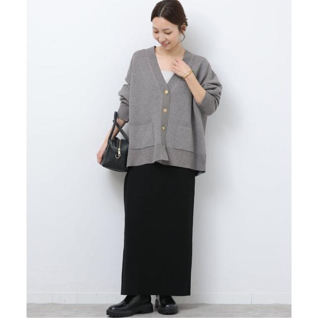 ジャーナルスタンダード レリューム（JOURNAL STANDARD relume）/《追加予約3 / 新色》コットンカシミヤミックスダブルニットVネックカ…