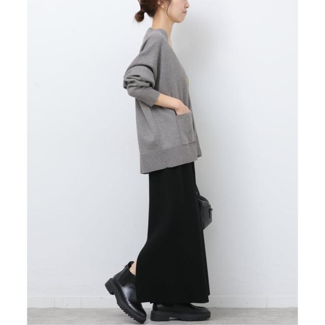 ジャーナルスタンダード レリューム（JOURNAL STANDARD relume）/《追加予約3 / 新色》コットンカシミヤミックスダブルニットVネックカ…