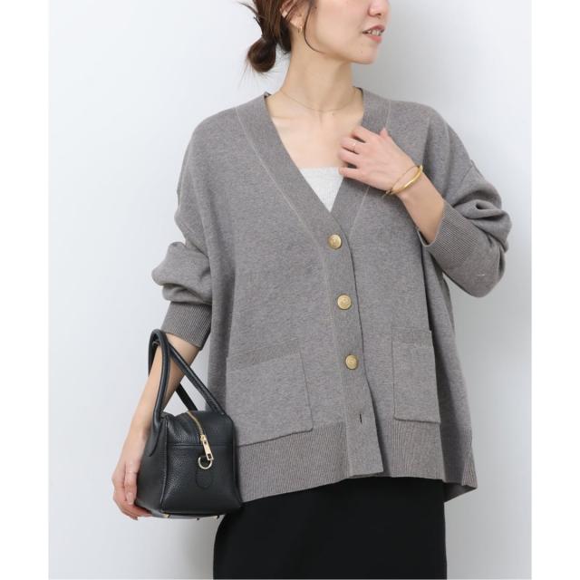 ジャーナルスタンダード レリューム（JOURNAL STANDARD relume）/《追加予約3 / 新色》コットンカシミヤミックスダブルニットVネックカ…