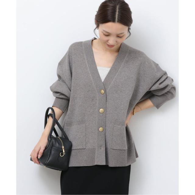 ジャーナルスタンダード レリューム（JOURNAL STANDARD relume）/《追加予約3 / 新色》コットンカシミヤミックスダブルニットVネックカ…