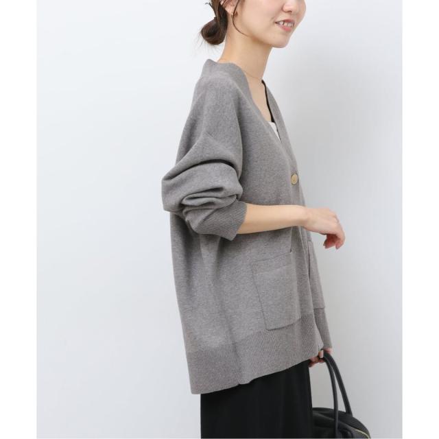 ジャーナルスタンダード レリューム（JOURNAL STANDARD relume）/《追加予約3 / 新色》コットンカシミヤミックスダブルニットVネックカ…