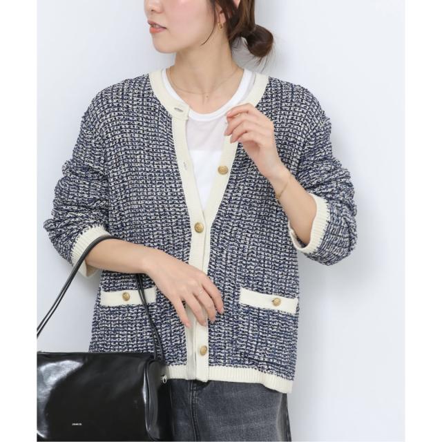 ジャーナルスタンダード レリューム（JOURNAL STANDARD relume）/《予約》ツイーディーミックスニットジャケット