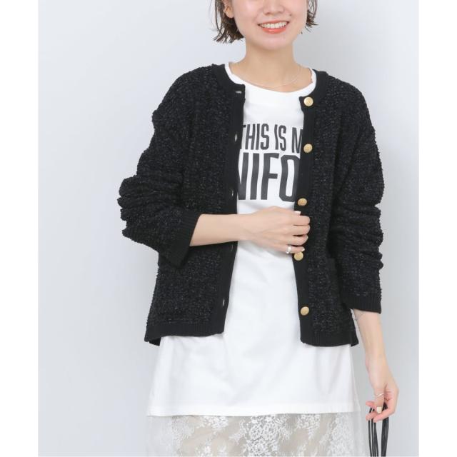 ジャーナルスタンダード レリューム（JOURNAL STANDARD relume）/《予約》ツイーディーミックスニットジャケット