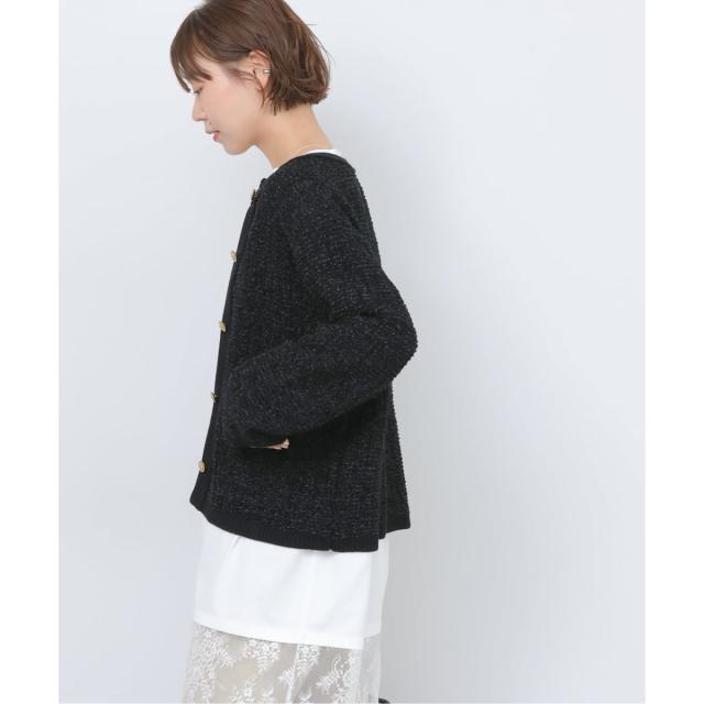 ジャーナルスタンダード レリューム（JOURNAL STANDARD relume）/《予約》ツイーディーミックスニットジャケット