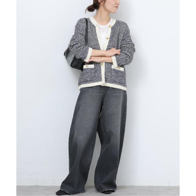 ジャーナルスタンダード レリューム（JOURNAL STANDARD relume）/《予約》ツイーディーミックスニットジャケット