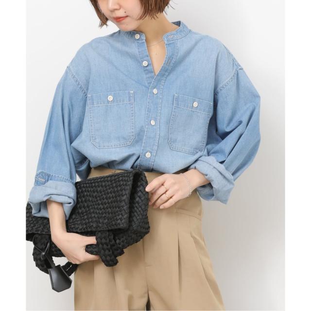 ジャーナルスタンダード レリューム（JOURNAL STANDARD relume）/デニムバンドカラーシャツ_10