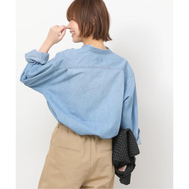 ジャーナルスタンダード レリューム（JOURNAL STANDARD relume）/デニムバンドカラーシャツ_13