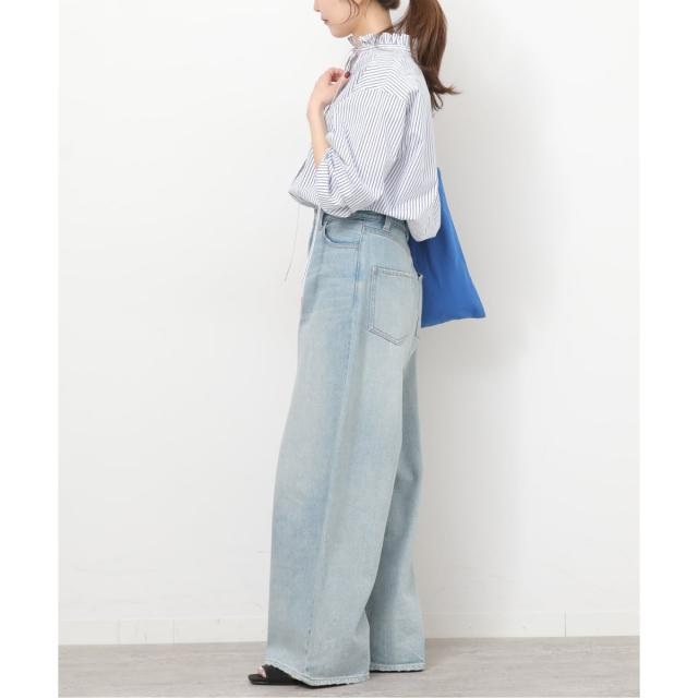 ジャーナルスタンダード レリューム（JOURNAL STANDARD relume）/ハイカウントストライプスタンドカラー2way_3