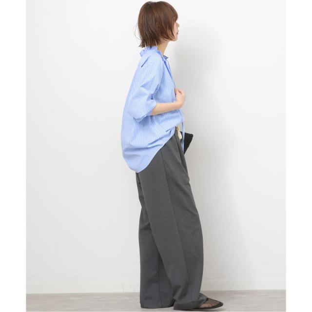 ジャーナルスタンダード レリューム（JOURNAL STANDARD relume）/ハイカウントストライプスタンドカラー2way_13