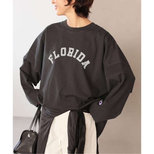ジャーナルスタンダード レリューム（JOURNAL STANDARD relume）/別注【Champion/チャンピオン】16s/1 Jersey L/S Bleach Wash：カッ