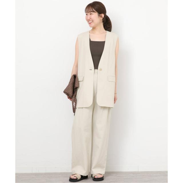 ジャーナルスタンダード レリューム（JOURNAL STANDARD relume）/［手洗い可］リネンフィールノーカラージレ_9