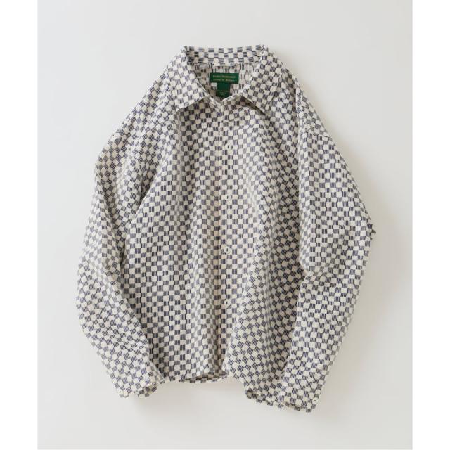 ジャーナルスタンダード レリューム（JOURNAL STANDARD relume）/INDIA COTTON ”チェッカー” クロシェシャツ_2