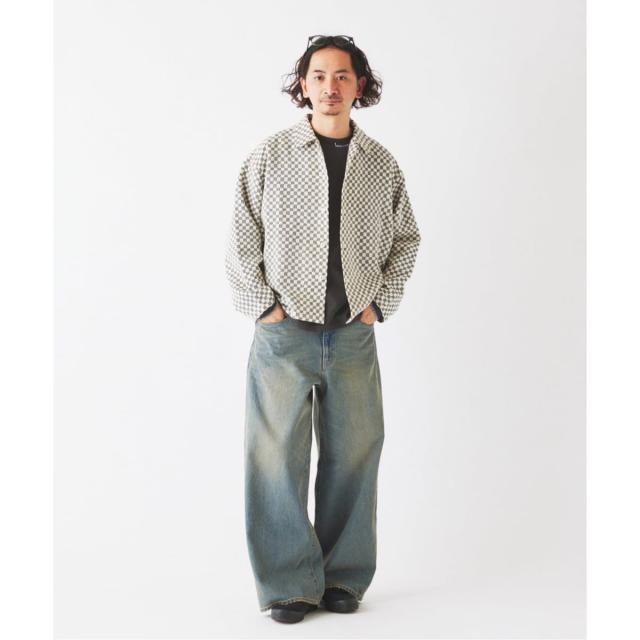 ジャーナルスタンダード レリューム（JOURNAL STANDARD relume）/INDIA COTTON ”チェッカー” クロシェシャツ_6