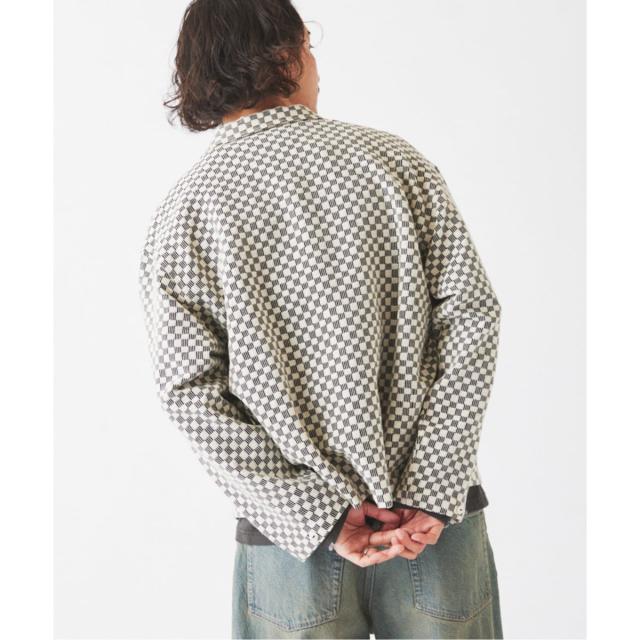 ジャーナルスタンダード レリューム（JOURNAL STANDARD relume）/INDIA COTTON ”チェッカー” クロシェシャツ_16
