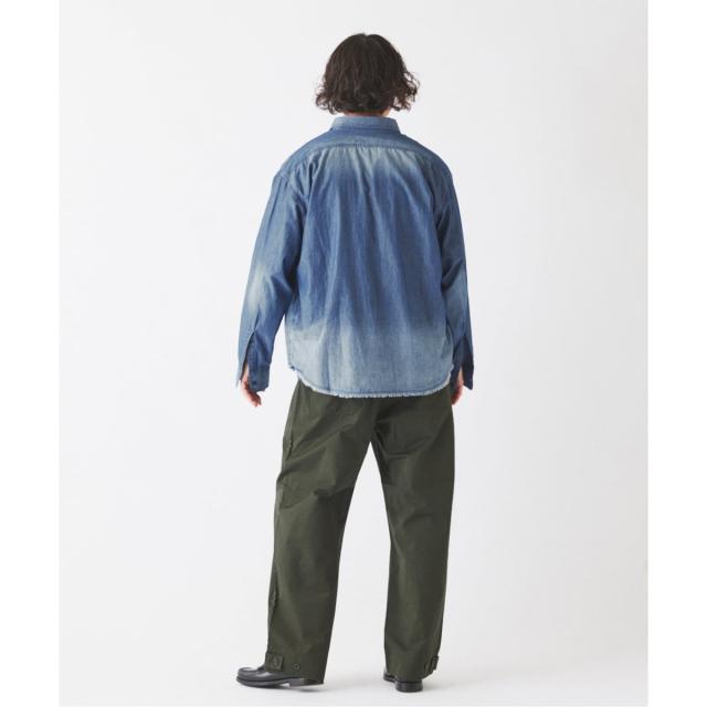 ジャーナルスタンダード レリューム（JOURNAL STANDARD relume）/シャンブレー アンカット フリンジ シャツ_7