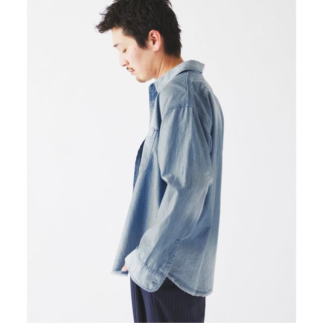 ジャーナルスタンダード レリューム（JOURNAL STANDARD relume）/シャンブレー アンカット フリンジ シャツ_19