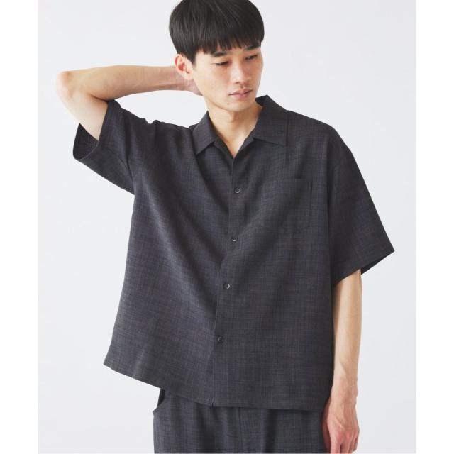 ジャーナルスタンダード レリューム（JOURNAL STANDARD relume）/テックキャンバス レギュラーカラー 半袖シャツ(セットアップ対応可能)