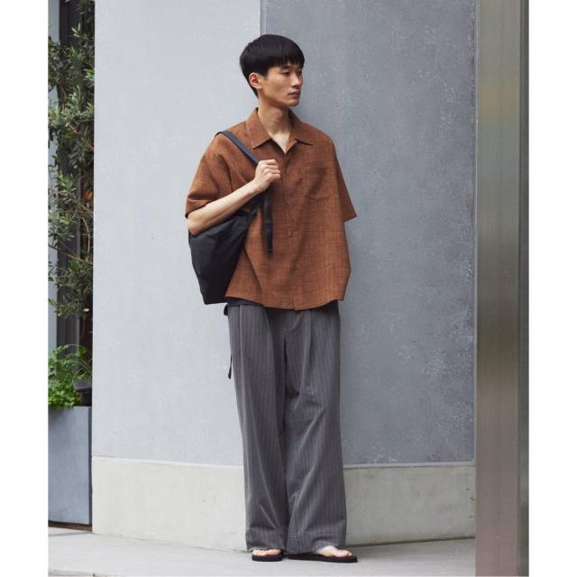 ジャーナルスタンダード レリューム（JOURNAL STANDARD relume）/テックキャンバス レギュラーカラー 半袖シャツ(セットアップ対応可能)_3