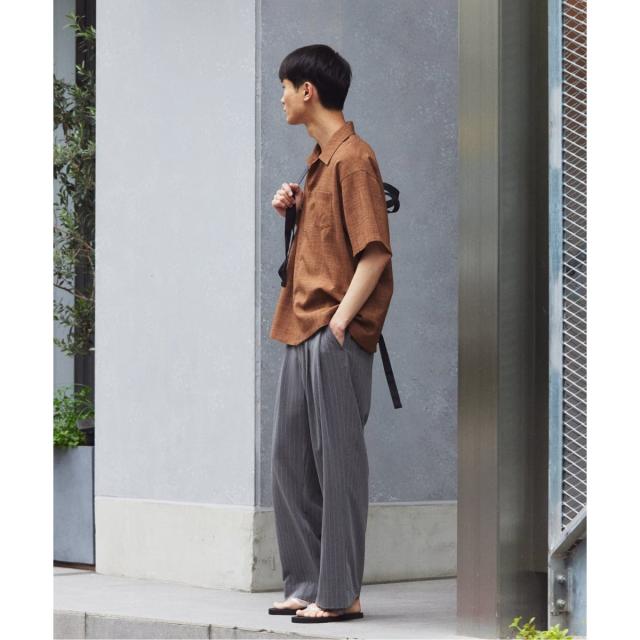 ジャーナルスタンダード レリューム（JOURNAL STANDARD relume）/テックキャンバス レギュラーカラー 半袖シャツ(セットアップ対応可能)_5