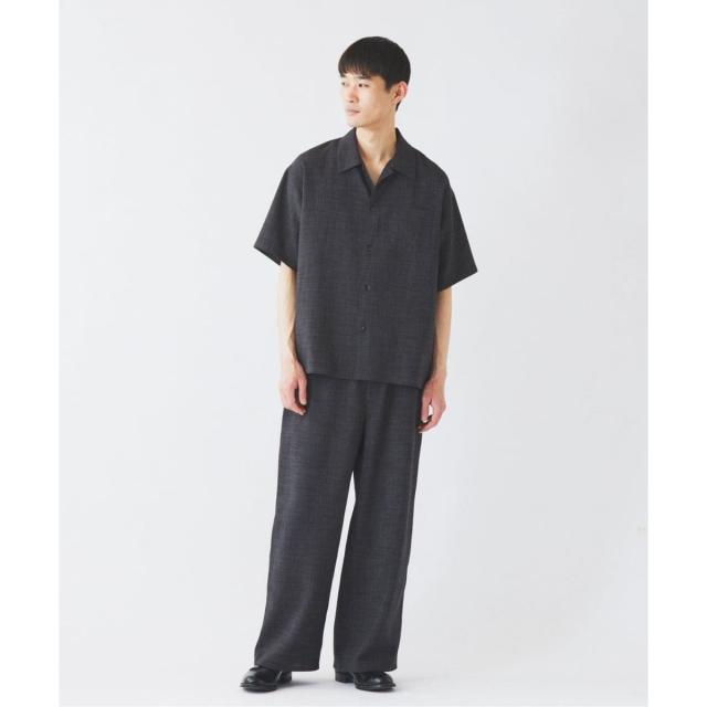 ジャーナルスタンダード レリューム（JOURNAL STANDARD relume）/テックキャンバス レギュラーカラー 半袖シャツ(セットアップ対応可能)_9