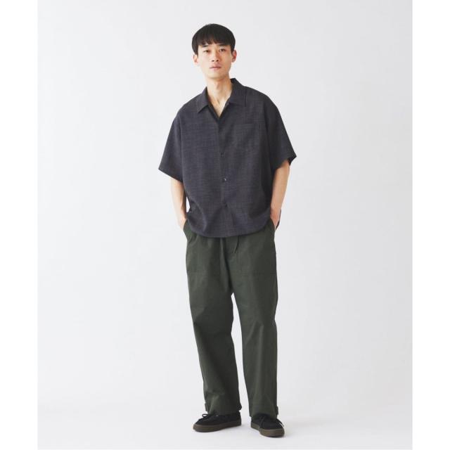 ジャーナルスタンダード レリューム（JOURNAL STANDARD relume）/テックキャンバス レギュラーカラー 半袖シャツ(セットアップ対応可能)_16