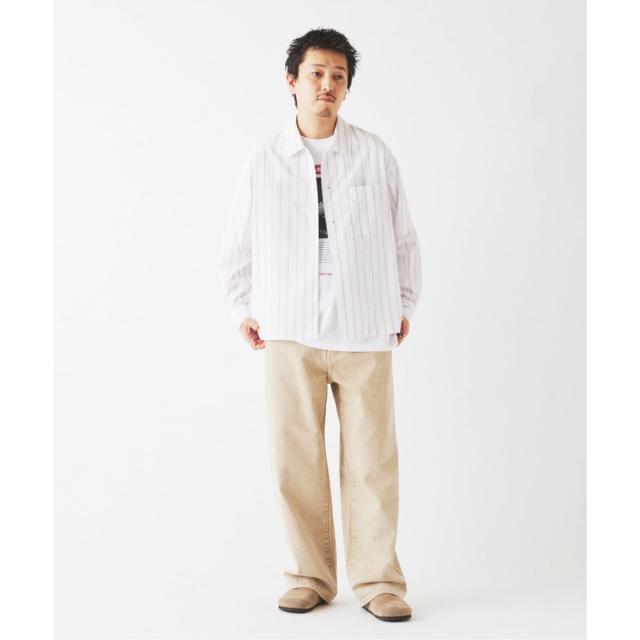 ジャーナルスタンダード レリューム（JOURNAL STANDARD relume）/JAMES FABRIC / ジェームスファブリック レーヨンブレンド ストライプ…_7