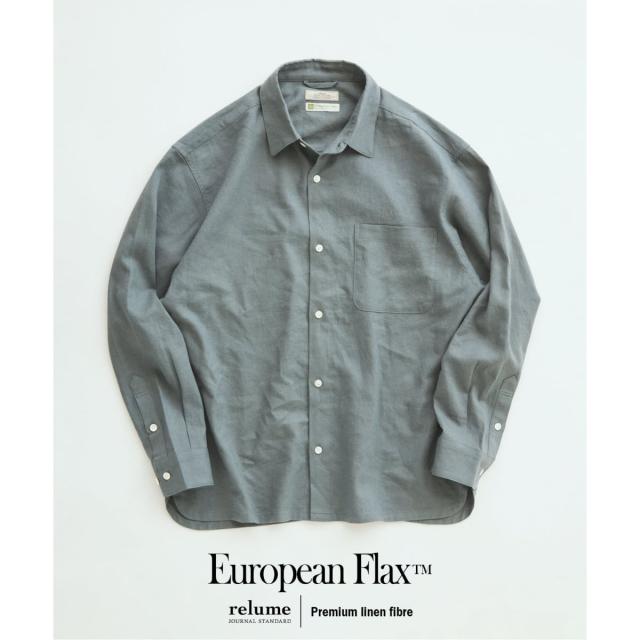 ジャーナルスタンダード レリューム（JOURNAL STANDARD relume）/European Flax / ヨーロピアンフラックス リネン/レーヨン シャツ_3