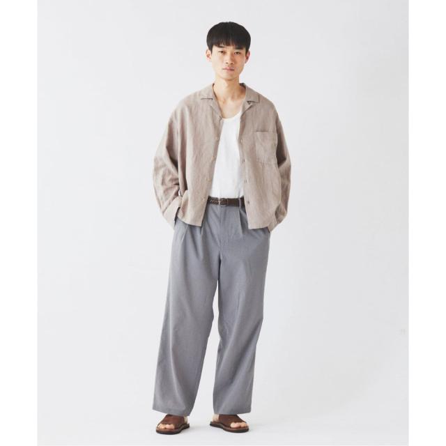 ジャーナルスタンダード レリューム（JOURNAL STANDARD relume）/European Flax / ヨーロピアンフラックス 製品染め オープンカラーシ…_6
