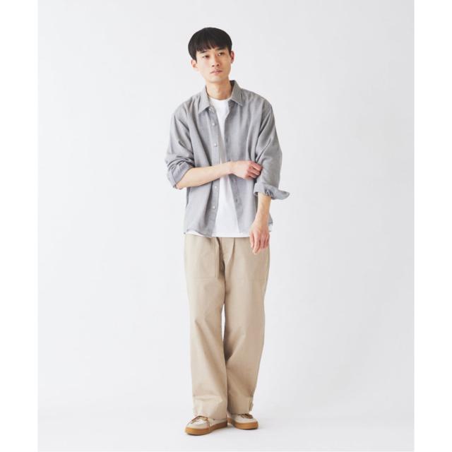 ジャーナルスタンダード レリューム（JOURNAL STANDARD relume）/リネンブレンド メランジドビー シャツ_3