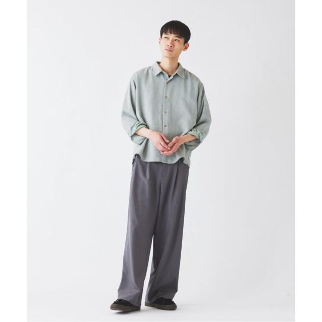 ジャーナルスタンダード レリューム（JOURNAL STANDARD relume）/リネンブレンド メランジドビー シャツ_5
