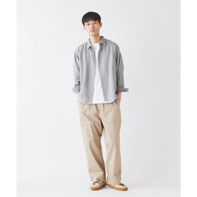 ジャーナルスタンダード レリューム（JOURNAL STANDARD relume）/リネンブレンド メランジドビー シャツ_6