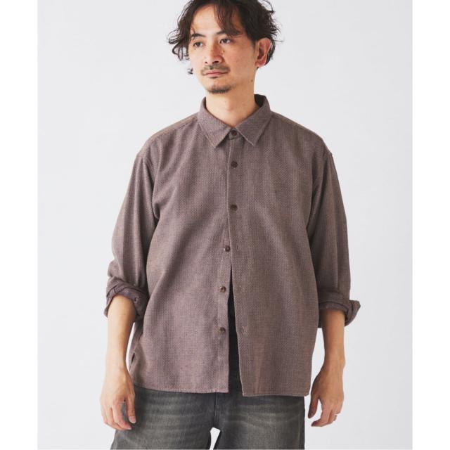 ジャーナルスタンダード レリューム（JOURNAL STANDARD relume）/リネンブレンド メランジドビー シャツ_18