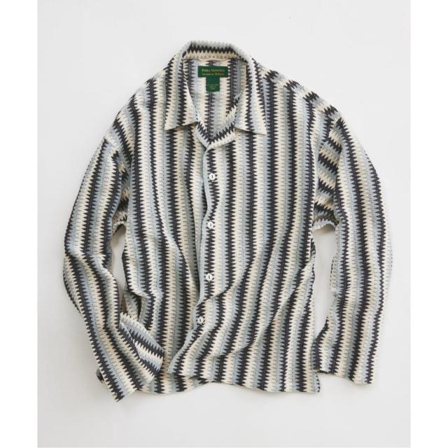 ジャーナルスタンダード レリューム（JOURNAL STANDARD relume）/INDIA COTTON ”ウェービー” クロシェシャツ