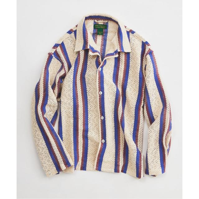 ジャーナルスタンダード レリューム（JOURNAL STANDARD relume）/INDIA COTTON ”ウェービー” クロシェシャツ_3