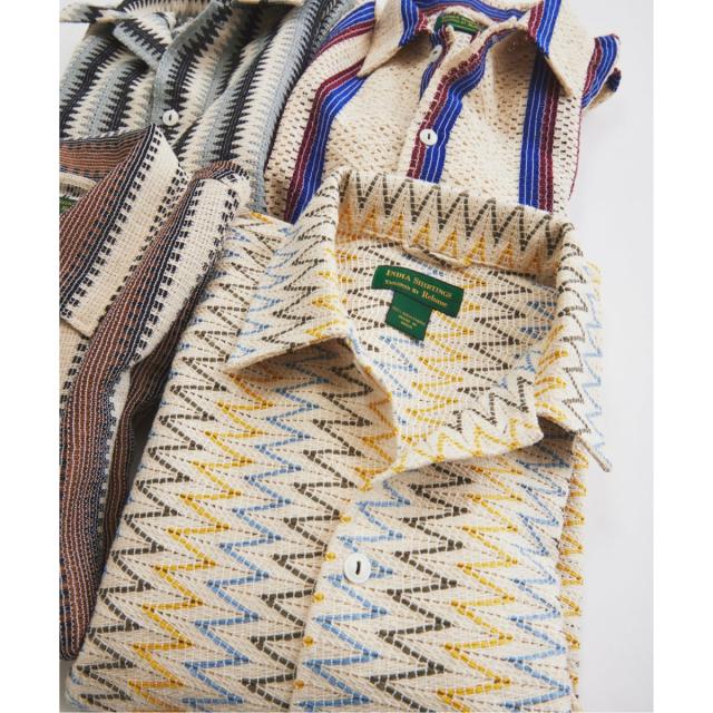 ジャーナルスタンダード レリューム（JOURNAL STANDARD relume）/INDIA COTTON ”ウェービー” クロシェシャツ_5