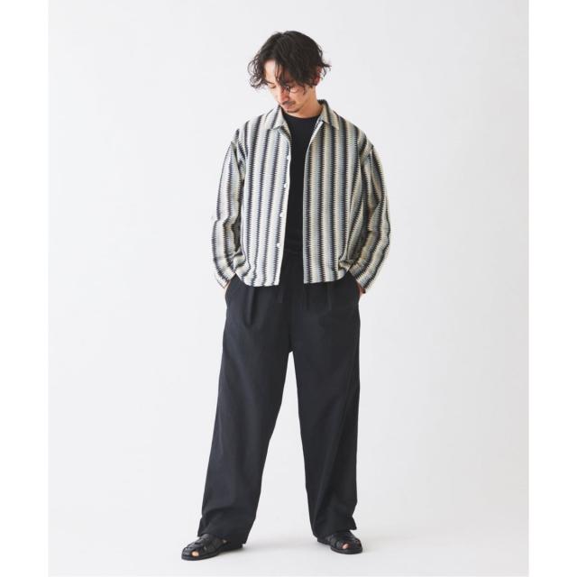 ジャーナルスタンダード レリューム（JOURNAL STANDARD relume）/INDIA COTTON ”ウェービー” クロシェシャツ_6