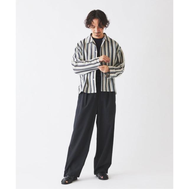 ジャーナルスタンダード レリューム（JOURNAL STANDARD relume）/INDIA COTTON ”ウェービー” クロシェシャツ_8