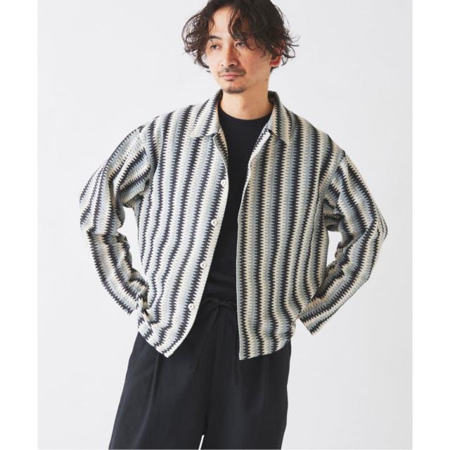 ジャーナルスタンダード レリューム（JOURNAL STANDARD relume）/INDIA COTTON ”ウェービー” クロシェシャツ_9