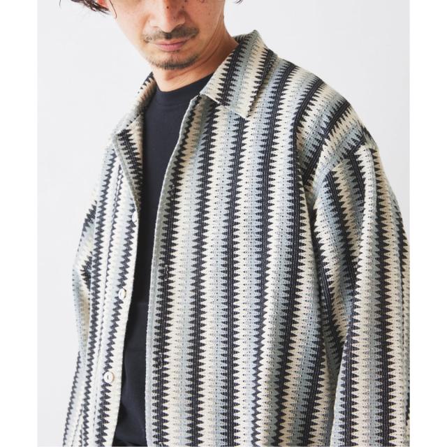 ジャーナルスタンダード レリューム（JOURNAL STANDARD relume）/INDIA COTTON ”ウェービー” クロシェシャツ_10